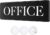 Office Sign Door Sign – 9″ by 3″ – Professional Office Signs For Business or Home – Includes Double-Sided Adhesives For Easy Application