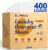 BellaLuce Laundry Detergent Sheets – Laundry Sheets, 400 Loads, Eco-Friendly, Plastic-Free, Fresh Linen Scent, Space Saving, Fast Dissolve & Hypoallergenic