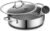Saute Pan,Hybrid Non Stick 5 Quart Everyday Braiser pan,Chicken Fryer, PFOA Free Cookware,12 inch Deep Frying Pans with Lid,Dishwasher and Oven Safe,Works on Induction,Ceramic and Gas Cooktops