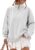 TRENDY QUEEN Oversized Mock Neck Sweatshirts