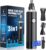 Nose Hair Trimmer for Men, 3-in-1 Professional Painless Rechargeable Eyebrow & Facial Hair Trimmer for Men Women, Multifunctional Trimmer with Powerful Motor and Dual-Edge Blades, IPX7 Water