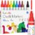 10 Chalk Markers for Blackboard, Chalkboard – Washable, 6mm Reversible Tip | Liquid Chalkboard Markers Erasable for Kids – Window, Glass, Car, Mirror, Wall Calendar – Non Toxic, Wet Erase Chalk Pens