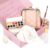 Funto Travel Watercolor Set, Fashion 12-Color Outdoor Paint Kit, with Crossbody Bag, Art Craft, Paint Supplies, Stocking Stuffers for Teen Girls, Portable Gift for Art