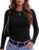 Zeagoo Women Long Sleeve Tops Ribbed Knit