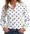FUNLINGO Women Button Down Shirts