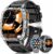 Smart Watches for Men, 1400mAh Military Smart Watch with LED Flashlight+79%OFF