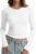 UNCLECAT Womens Long Sleeve Crop Tops