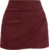 BTFBM Faux Suede Mini Skirts for Women Ruched Wrap Skorts,Burgundy,S