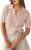 ANRABESS Womens Short Sleeve Sweaters Tops