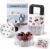 Cherry Pitter Tool, 7-In-1 Cherry Seed Remover with Clear Pit Collector, Easy Press Cherry Seed Remover for Cherries, Sweet Cherries, Olives, Jujubes, Hawthorn, Baking, Pies, Jams