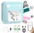 lopevi Label Maker Machine Portable Label Printer with Multiple Templates Wireless BT Label Maker for Home Office School Organization (Blue)