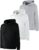 LITTLE BEAUTY 3 Pack Boys Hoodies