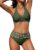 UMIPUBO Women’s Halter High Waisted Bikini Set(Army Green,S)