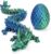 3D Printed Dragon Egg with Articulated Crystal Design – Surprise Toy for Kids, Fidget Dragon Inside, Cool Party Favors for Boys Girls Ages 4-12