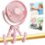 snawowo Mini Portable Stroller Fan, 3000mAh Battery Operated Personal Small | Handheld Fan with Flexible Tripod, 360° Rotate 3 Speed Rechargeable Clip On for Car Seat Crib Treadmill Travel Camping