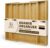 JODLY Bamboo Kitchen Utensil Drawer Organizer for Silverware | 100% Natural Expandable 14-20 Inch Kitchen Drawer Organizers for Utensils | Non-Slip Base | Screwed Joints for Long-Lasting Durability