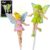 JAKI Flower Fairy Bouquet Building Set Accessories, Girls Figure for Flower Bouquet Building Blocks Set, Pink and Green Fairy Figure for Home Decor, Christmas and Birthday Gift for Girls Age 8-12