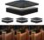 FLAOW 4×4 Solar Post Cap Lights Outdoor 4 Pack