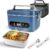 Cordless Electric Lunch Box | 24000mAh Battery Powered, Self Heating, 1.2L Portable Food Warmer, Removable Divider, Insulated Bag & Utensils