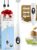 Rechargeable Milk Frother Handheld, Hand Mixer Wand with 3-Speed, Digital Display Drink Mixer Wand, Coffee Frother Handheld for Cappuccino Latte, Portable Hand Mixer