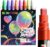 OLINGYOU Window Chalk Markers for Cars Glass Washable, 8 Colors Liquid Chalk Marker Pens with 7mm 2 in 1 Nib Wide Tips, Big Chalkboard Markers Car Window pens