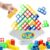 72Pcs Balance Stack Game for Kids 8+ & Adults, w/66 Challenge Cards