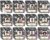 72Pcs Composition Notebook Photo Nameplates Self Adhesive Labels Stickers