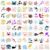 72PCS Marine Animal Stencils for Painting for Kids Crafts Reusable
