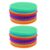 72Pcs Multicolor Carpet Circles 8cm Floor Spot Markers for Classroom Games
