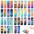 72 Pieces Anxiety Sensory Stickers with Storage Box – Sensory Stickers for ADHD – 2 Textured Surface Adhesives – Sensory Strips for Office & Classroom Desk Relieve Adult & Teen Stress