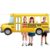 72×34 Inch School Bus Photo Booth Prop Selfie Frame, Back to School Backdrop Banner First Day of School Teacher Appreciation Week Welcome Party Decoration Sign Students Birthday Yellow Bus Supplies