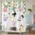 72X72 Inch Cute Multi Cats Yarn Ball Ivy Vine Shower Curtains for Bathroom