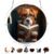 7.4 Inch Dog Reading On Toilet Acrylic Puzzle Suncatcher Indoor & Garden Hanging Decor