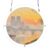 7.5” Hanging Decoration DIY suncatcher Kits Oil Painting Lake Sunset