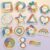 75 Pcs Anxiety Sensory Stickers, Textured Calm Strips for Stress Relief, Mindfulness Fidget Stickers for Adults, Reusable Waterproof Adhesive for Classroom, Office & Desk Use