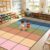 7.6×12 ft Large Boho Checkered Classroom Rug Colorful Checkered Educational Area Mat Boho Rainbow Play Carpet Back to School Learning Mat for Preschool Playroom Nursery Kindergarten School Decor,Boho