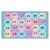 7 6 x13 Pastel Plush Smileys Classroom Rug for Kids Room Seating Décor – Thick Nylon Large Preschool Carpet Daycare Rug for Teaching & Playroom, Non-Slip &No Triping,20X Stain Resist