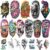 77PCS Dinosaur Temporary Tattoos for Kids, 17PCS Half Sleeve Tyrannosaurus T-Rex Triceratops Kids Tattoos Temporary for Boys, 60PCS Raptor Dino Fake Tattoos for Boys Girl Cosplay Birthday Party Favors