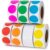 7 Color Coding Labels 14 Rolls Circle Dots Stickers for Office Classroom
