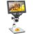 7″ LCD Digital Microscope 1200X Magnification, 1080P Coin Microscope with Metal Stand | 8 LED Lights & Ultra-Precise Focus | Coin, Stamp, Windows/Mac Compatible