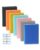 7 Pack Jumbo Stretchable Book Covers – 9×11 Inch Washable Fabric Protectors for Hardcover Textbooks, Reusable Adjustable Book Jackets with Bonus Labels & Ribbon Bookmarks (7 Assorted Colors)