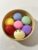7pc Rainbow Scented Mini Squishy Silicone Dumplings Set with Bamboo Steamer