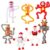 7 Pcs Christmas Pop Tubes Sensory Toys LED Light Up Pop Tubes