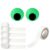 7 Pcs Halloween Mummy Door Decor Kit, Luminous Googly Eyes Crepe Paper Streamer