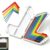 7pcs Paper Crafting Alignment Guides with Case,Precision Layering & Matting Spacers for Card Making and Scrapbooking,Color-Coded Tools with Size Tabs,1/16 to 1/2 Inch Increments for Card Making & DIY