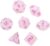 7 Pcs/Set DND Polyhedral Resin Dice Set Desktop Game