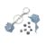 7‑Piece Mini Metal DND Dice Set, Hollow D20 Dice Case Keychain