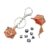 7‑Piece Mini Metal DND Dice Set, Hollow D20 Dice Case Keychain