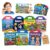 7 Sets Reusable Jelly Sticker Book Portable Silicone Quiet Activity Travel Toy