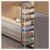7 Tiers Pull Out Cabinet Organizer High Cabinet Pull-Out Storage Rack With Adjustable Dividers Pantry Storage Basket(260x360x7tier)